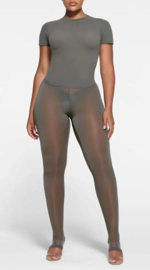 Skims Gunmetal T Shirt - Image 4