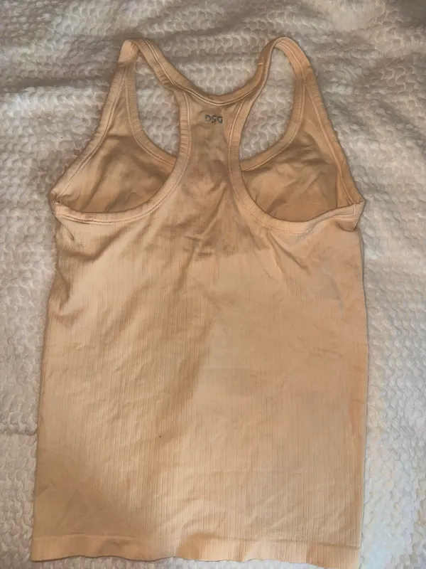orange racer back tank top - Image 2