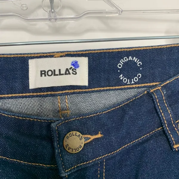 Rollas Dallas Low Bootcut Slim Boot Womens Size 25 Blue - Image 13