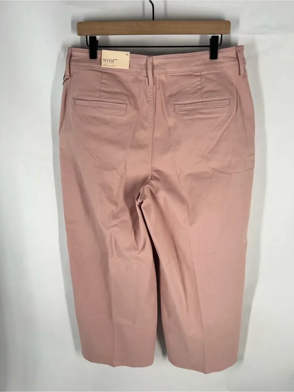 NYDJ Mona High Waist Ankle Wide Leg Trouser Jeans — Size 14 NWT - Image 6