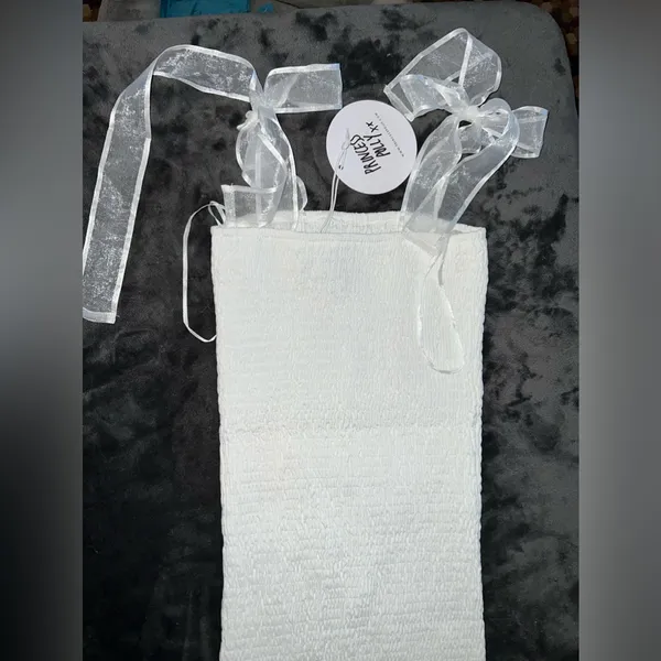 Princess Polly Lerea Mini Dress in White Size 0 New with tag - Image 7