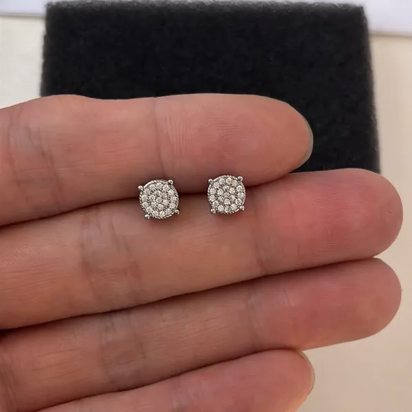 6mm Small CZ Stud Earrings for Men Women Streetwear Punk Hip Hop Unisex Earrings - Image 6