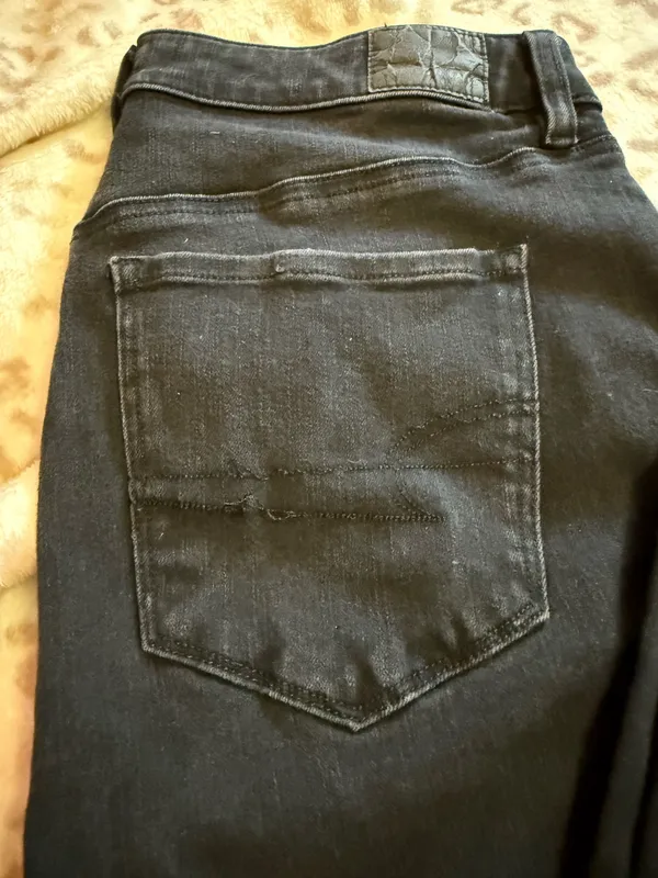Black American Eagle Skinny Jeans - Image 2