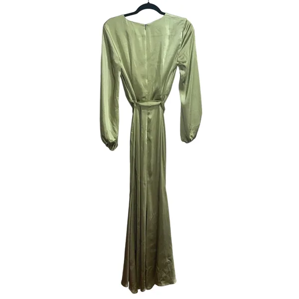 NEW NWT Elliatt Kai Maxi Dress Avocado Green - Image 8