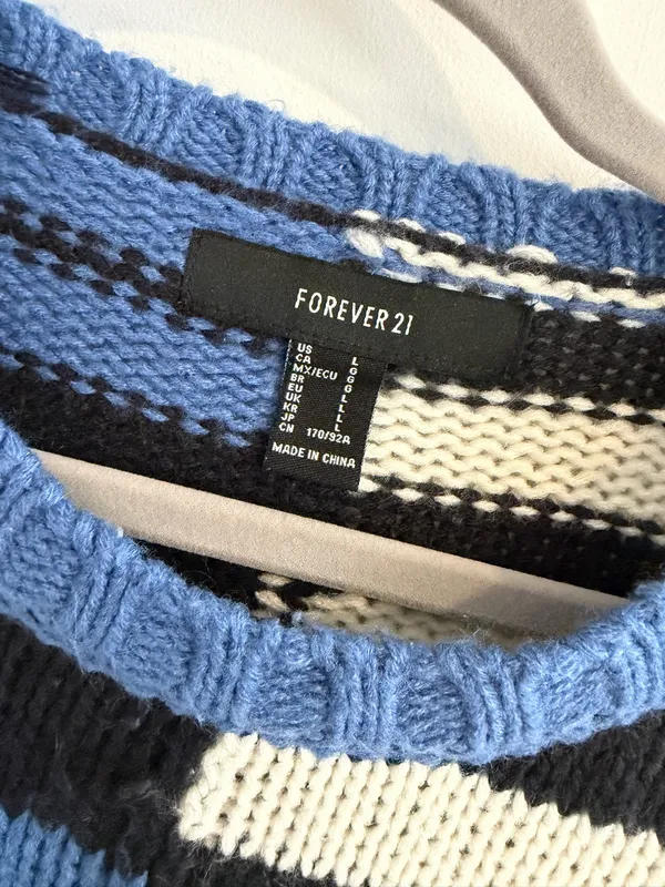 Forever 21 Striped Sweater - Image 3