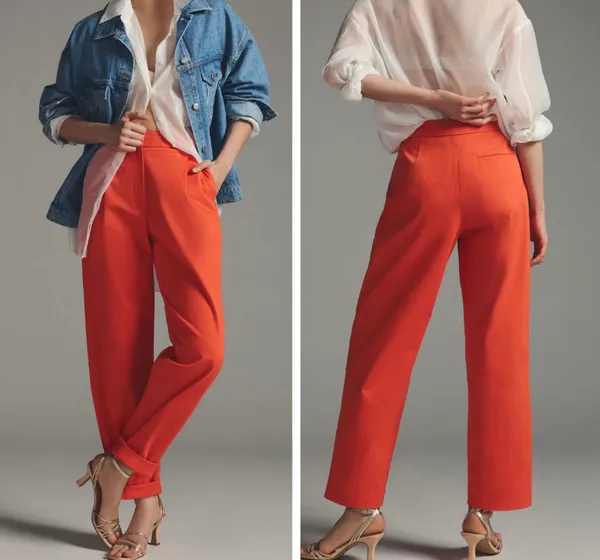 Anthropologie Exquise Rolled-Hem Chinos - Image 2