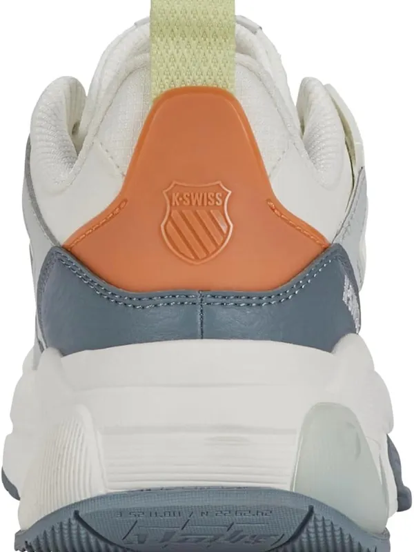K-Swiss Multi-Accent Chunky Sneaker in White, Blue, Gray & Orange - Image 7