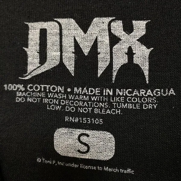DMX Vtg Style Hip Hop Rap Tshirt size Small - Image 4