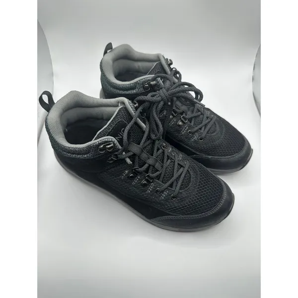 Vionic Cypress Black Mesh Suede Walking Shoes Womens 7 Wide 3105 Orthopedic - Image 2