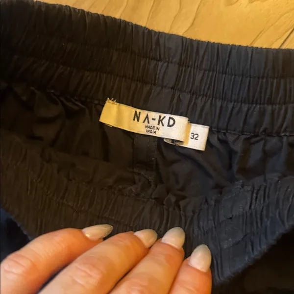 NA-KD Classic Black Women's Shorts - Image 2