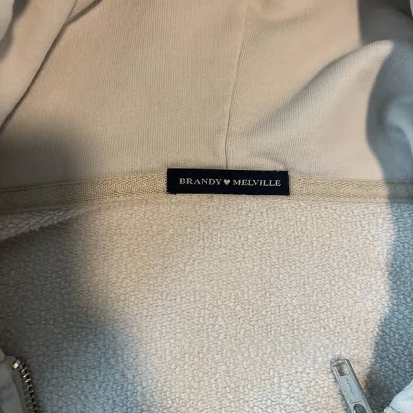 Brandy Melville Zip-Up Hoodie - Image 2