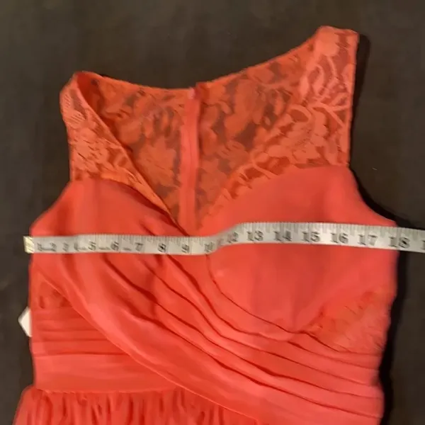 Woman’s A-Line V-Neck Chiffon Prom or Formal Dress Size L NWT - Image 8