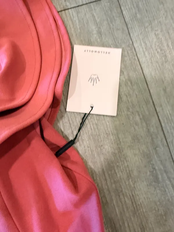 Hello Molly One-Shoulder Ruffle Bodycon Dress in Rose - Image 11