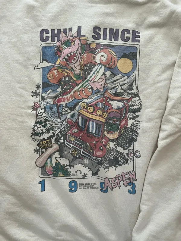 Brandy Melville Chill Since 1983 Graphic Crewneck - Image 2