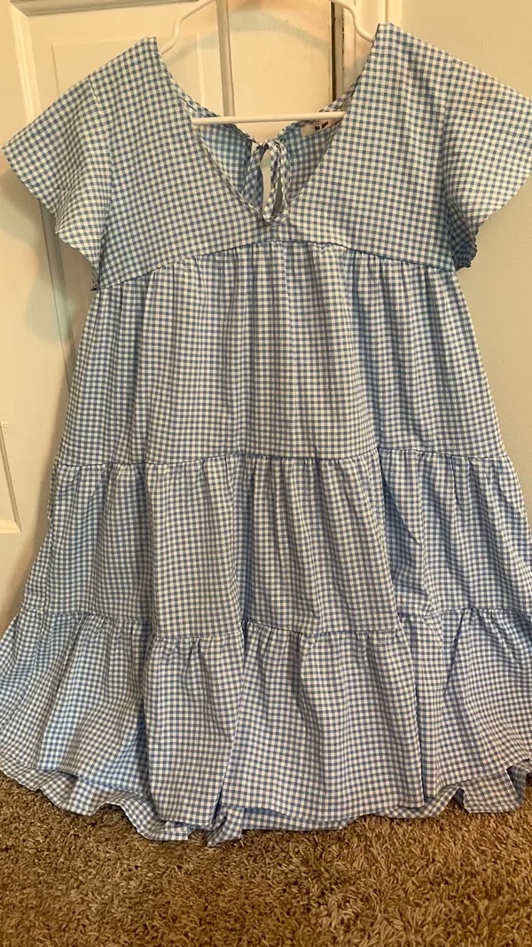 Francesca’s Blue Babydoll Dress - Image 2