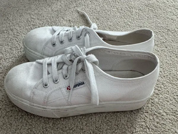 Superga White Sneakers Classic Canvas - Image 4