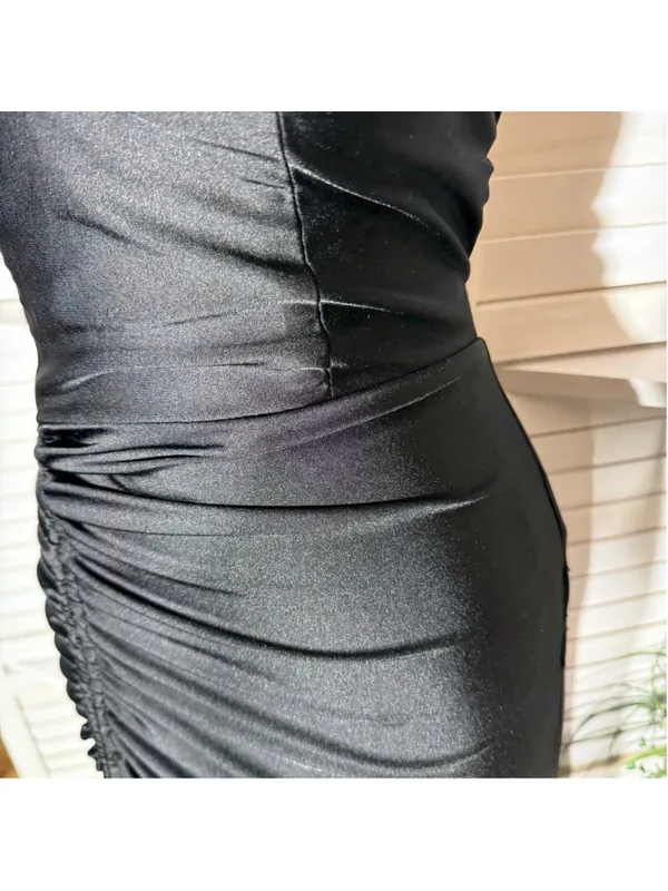Windsor maxi dress sexy mermaid gown open back plunge prom homecoming whimsigoth - Image 6