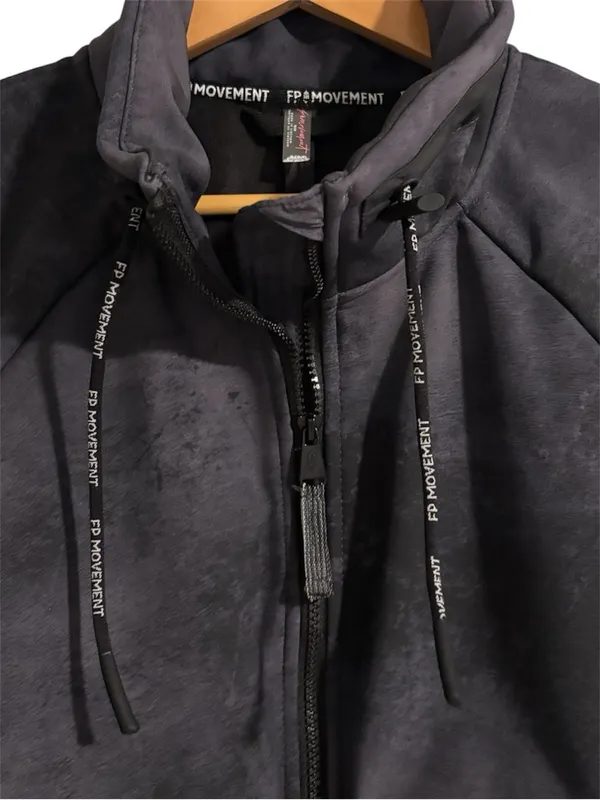 NWT Free People Movement Canyon Crushin' 2.0 Jacket Medium Black - Image 6