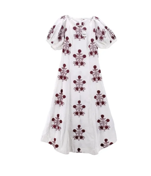 $298 Cactus Flower Embroidered Dress Lazy Bones Combo XS New - Image 2