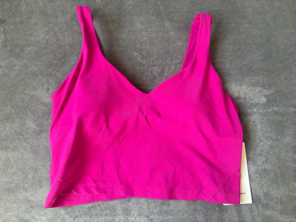 Lululemon Align Tank Top *Light Support, A/B Cup Ripened Raspberry Size 14 - Image 3