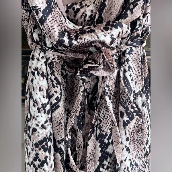 Lulus Jasper Beige Snake Print Surplice Jumpsuit - Image 10
