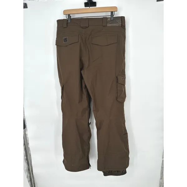 Burton Snowboard Pants‎ Dryride Women L Brown Cargo Insulated Winter Ski Outdoor - Image 4