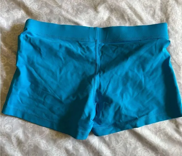 Asics Blue Athletic Shorts Moisture-Wicking Performance - Image 2