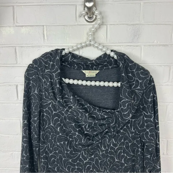Royal Robbin’s Patterned Wool Blend Knit Dress Size M - Image 3