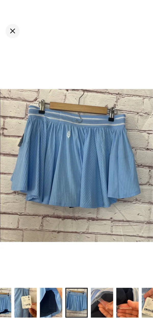 Free People Movement The Sultry Short in Hague Blue nwt - Image 7