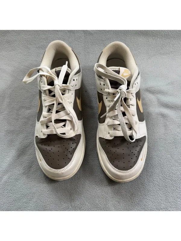 Nike Dunk Low Women’s Sesame Ironstone Phantom Brown Sneakers Size 7.5 - Image 2