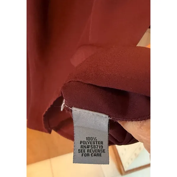 ruff hewn Grey Embroidered Burgundy Blouse - Image 5