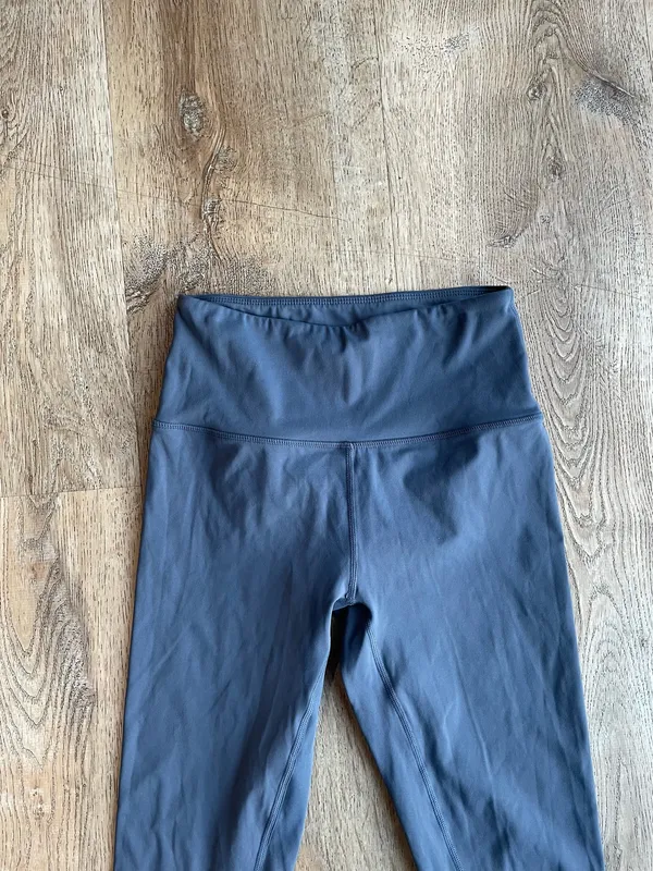 Varley XS High Waist Always Leggings Slate Blue Athleisure - Image 2