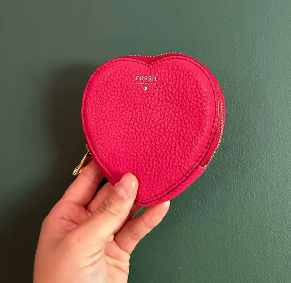 Fossil heart coin purse  - Image 2