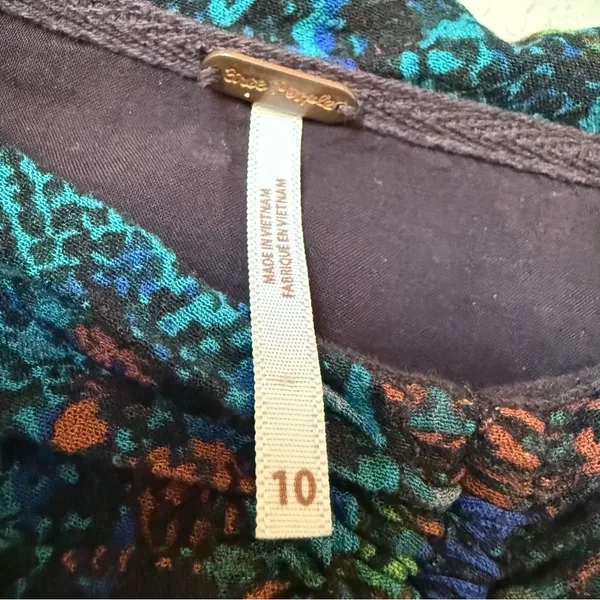 Free People Saturday Sun Mini Skirt Size 10 - Image 5