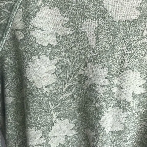 Maaji Sleek French Terry Crewneck Sweatshirt Olive Green Size Small - Image 8