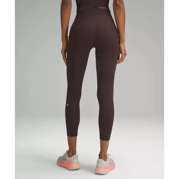 NWT Lululemon Wunder Train High-Rise Tight with Pockets 25" size 4 Espresso - Image 2