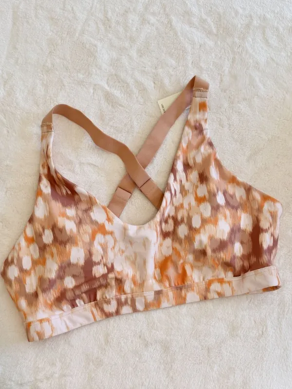 NWT OFFLINE by Aerie Shine Strappy Back Sports Bra - Size: Large - Image 2