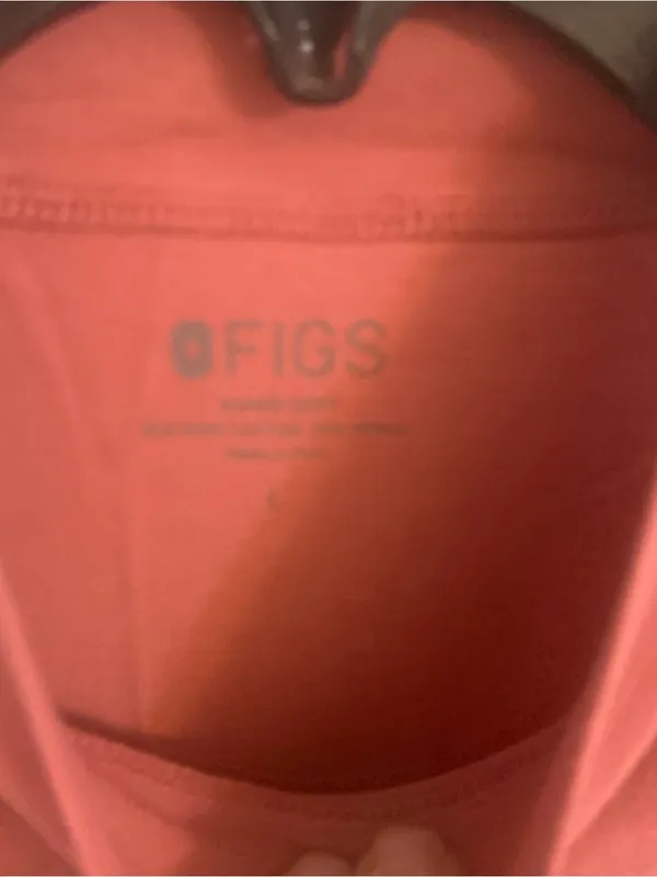 Figs Mock Neck Long Sleeve Top Mauve Ladies Size Large Under Scrub - Image 3