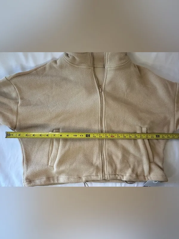 Cozy Cream Fleece Zip - Image 3