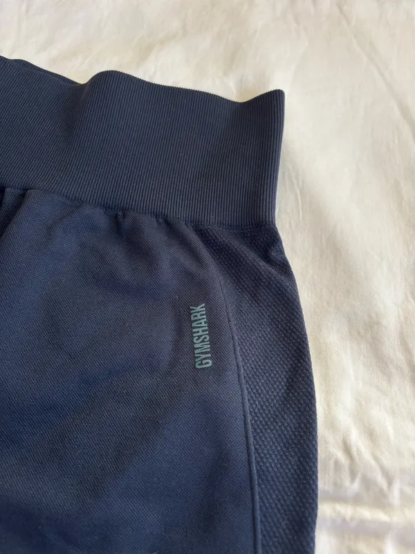 Gymshark Blue Biker Shorts - Image 3