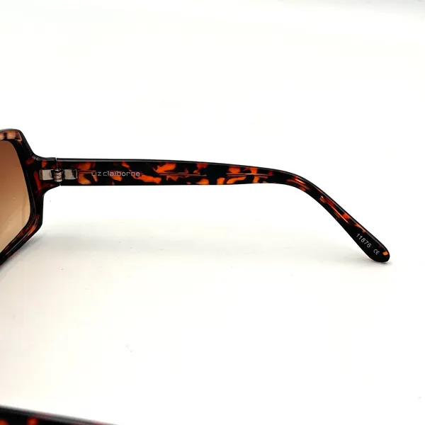 Liz Claiborne Sunglasses Womens Rectangular Tortoise Brown‎ 11876 Classic Chic - Image 5