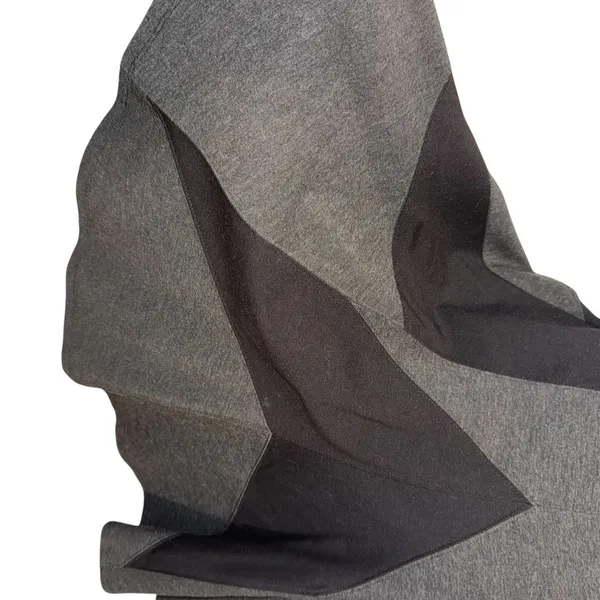 HALE BOB‎ Sleeveless V Neck Fit and Flare Dress Panel Blocked Black & Gray EUC S - Image 5