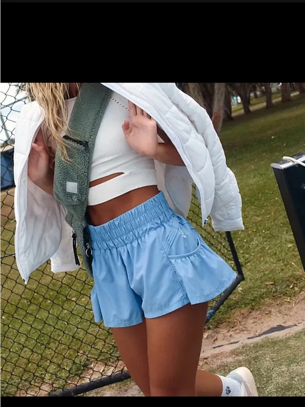 FP Movement by Free People Get Your Flirt On High Waisted Shorts active spring - Image 2