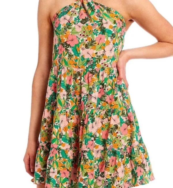 VICI | Floral Halter Dress - Image 3