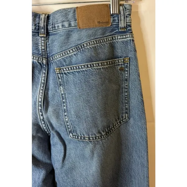 Madewell Superwide-Leg Jeans in Fannin Wash Rigid sz. 26 - Image 8