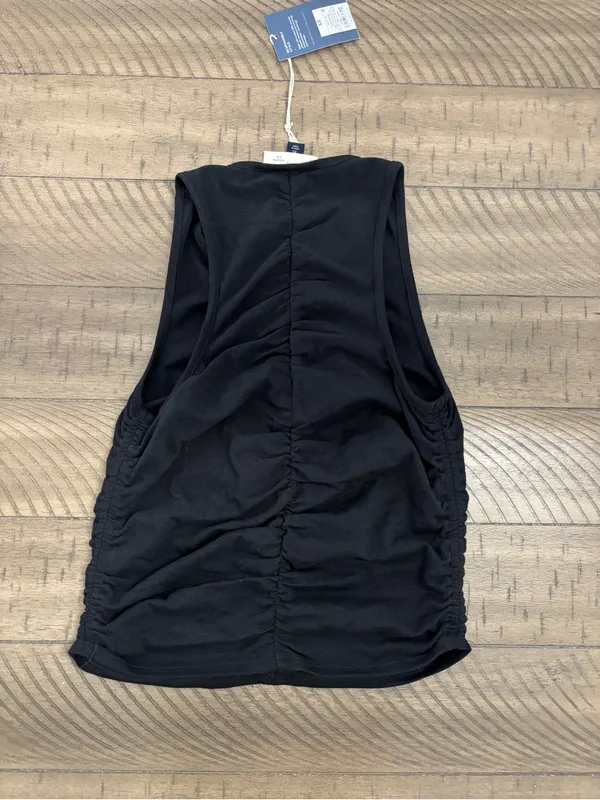 Universal Thread Black Ruched Tank Top - Image 4