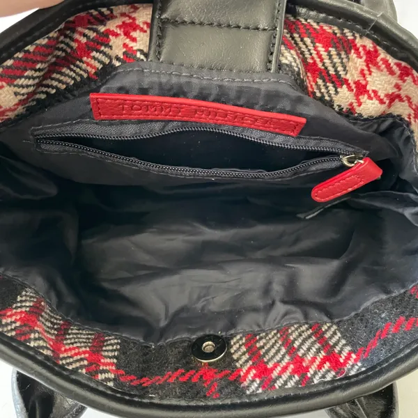 Mini Wool Plaid Monogram  Purse- Vintage - Image 6