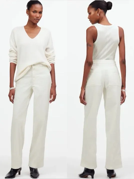 MADEWELL The Emmett Wide Leg Corduroy Pants Trousers - Image 2