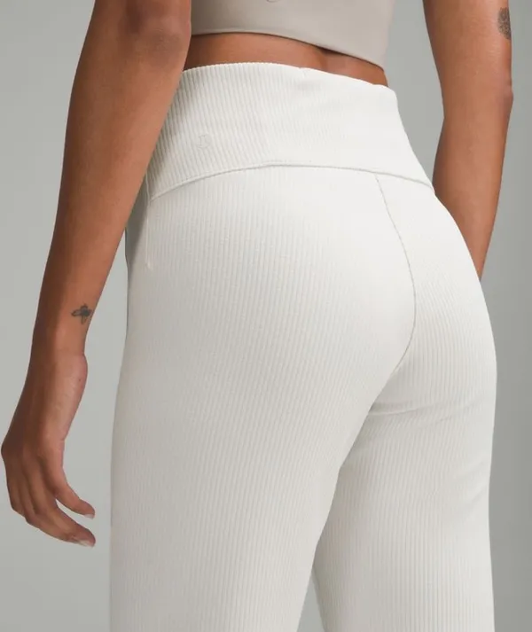 Ribbed Lululemon Softstreme Flared Pants - Image 3
