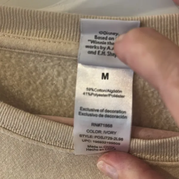 Disney Ivory Winnie the Pooh Top - Image 3